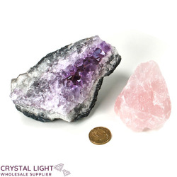 Auctions: Amethyst and Rose Quartz  Lot