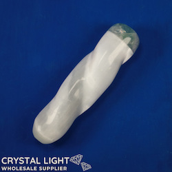 Wand Single Listings: Selenite & Fluorite Twist Wand (Single)