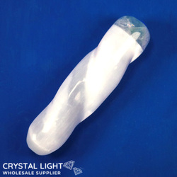 Wand Single Listings: Selenite & Fluorite Twist Wand (Single)