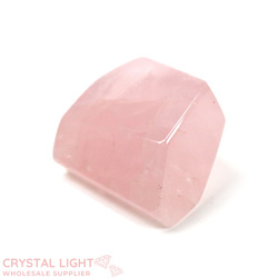 Rose Quartz Faceted Shape (Single)