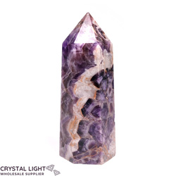 Chevron Amethyst Polished Point