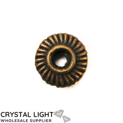 Spacer: Antique Bronze Disc Spacer /10g