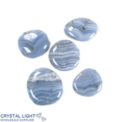 Flatstone Individuals and Lots: Blue Lace Agate Flatstone Lot