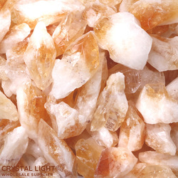 Rough by Weight: Citrine Rough Chip 3-5cm/250g
