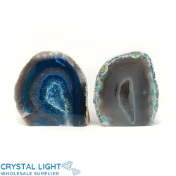 Agate Geode Cut Base Lot