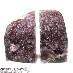 Amethyst Bookends