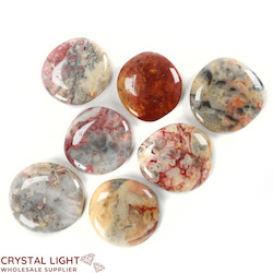 Crazy Lace Agate Flatstone Lot