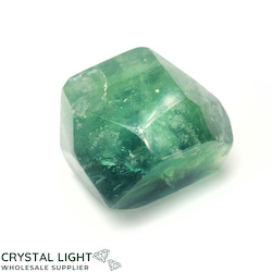 Faceted Shapes: Green Fluorite Faceted Shape