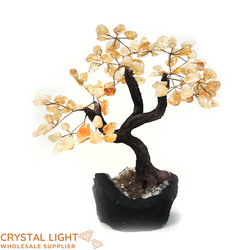 Medium Trees: Citrine Druse Tree (Single)
