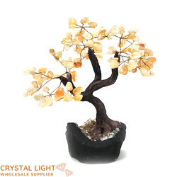Medium Trees: Citrine Druse Tree (Single)