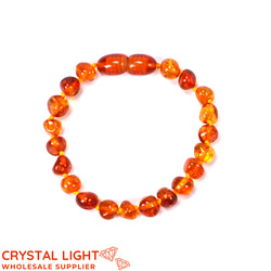 Amber "Teething" Bracelets: Amber "Teething" Bracelet (With Clasp)