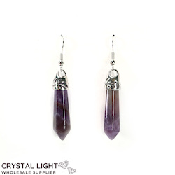 Amethyst Point Earrings