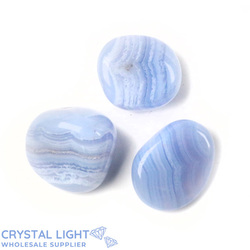 Blue Lace Agate Tumble Lot (A-Grade)