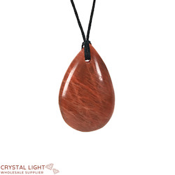 Peach Moonstone Drop Necklace