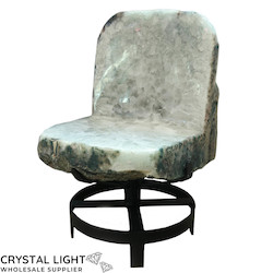 White Amethyst Rotating Chair