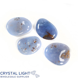 Flatstone Individuals and Lots: Blue Chalcedony Flatstone Lot