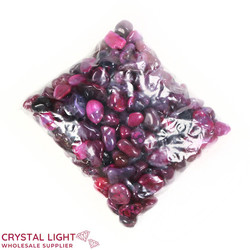 5kg Bags: Pink Dyed Agate Tumble /5kg Bag