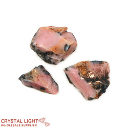 Crystal Specimen Lots: Pink Opal Rough Specimen Lot