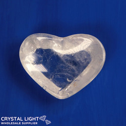 Clear Quartz Heart Dish (Single)