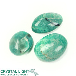 Soapstones & Palmstone Lots: Green Amazonite Palmstone Lot