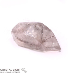 Faceted Shapes: Rutilated Quartz Faceted Shape