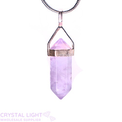 Terminated Pendant: Light Amethyst DT Pendant (S\S)