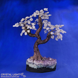 Large/Extra Large Trees: Clear Quartz Druse Tree (Single)