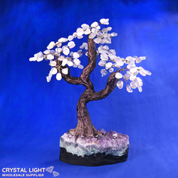 Large/Extra Large Trees: Clear Quartz Druse Tree (Single)