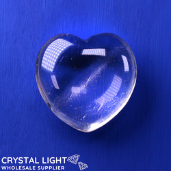 Hearts: Clear Quartz Heart (A-Grade)