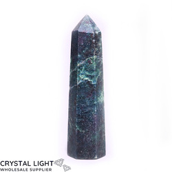 Ruby Kyanite with Fuchsite Point