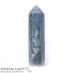 Ruby Kyanite with Fuchsite Point