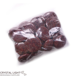 Red Wine Jasper Flatstone /1kg Bag