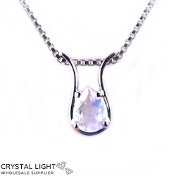 Moonstone Curve Necklace
