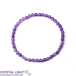 Amethyst Bracelet 4mm