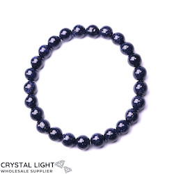 Blue Goldstone Bracelet 8mm