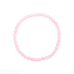 Rose Quartz Bracelet 4mm