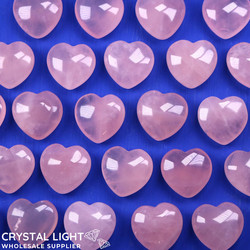 Rose Quartz Tiny Heart