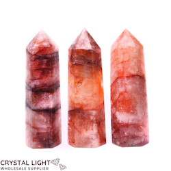 Polished Points By Quantity: Hematoid Quartz Point