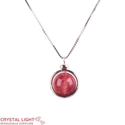 Ball Necklace -&nbsp;Strawberry Quartz&nbsp;