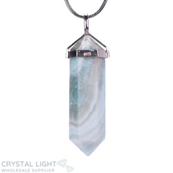 Sterling Silver Pendants: Caribbean Calcite DT Pendant (Large)