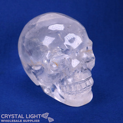 Skulls: AAA Clear Quartz Large Skull