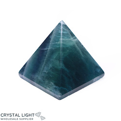 Rainbow Fluorite Pyramid