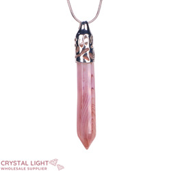 Terminated Pendant: Banded Agate Long Pendant