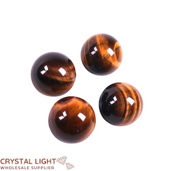 Spheres: Tigers Eye Sphere Lot /25mm