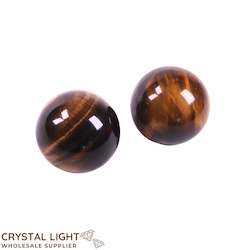 Spheres: Tigers Eye Sphere Lot /30mm