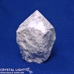 Howlite Cut Base Point