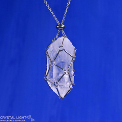 Lemurian Basket Necklace - Silver