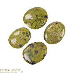 Stichtite in Serpentine Flatstone Lot