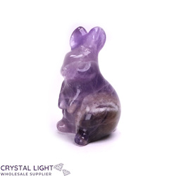 Chevron Amethyst Rabbit