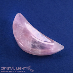 Bowls, Plates & Dishes: Rose Quartz Crescent Dish (Single)